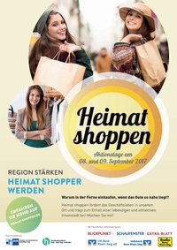 Heimat shoppen am 8. und 9. September 2017