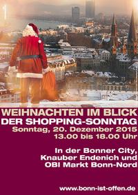 Verkaufsoffener Sonntag am 20. Dezember 2015