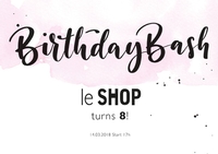 8 Jahre le SHOP – feiern Sie mit!