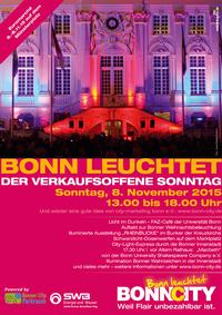 Verkaufsoffener Sonntag anlässlich Bonn leuchtet