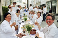 Diner en blanc in der Friedrichstraße - Foto: Wohnphilosophie