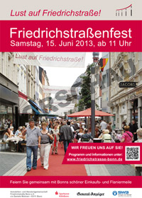 Friedrichstraßenfest | Samstag, 15. Juni 2013, ab 10 Uhr - Foto: rheinline