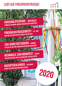 Der Friedrichstraßen - Veranstaltungskalender 2020