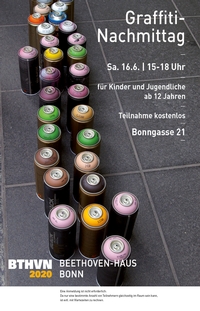 Graffiti-Aktion des Beethoven-Hauses auf dem Friedrichstraßenfest