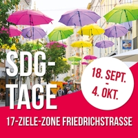 SDG-Tage 2021 | 17-Ziele-Zone Friedrichstrasse