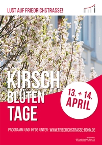 Kirschblütentage in der Friedrichstraße am 13. & 14. April 2018