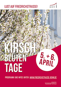 Kirschblütentage in der Friedrichstraße am 5. & 6. April 2019