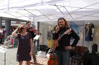 Auf dem Friedrichstraßenfest: Marion & Sobo