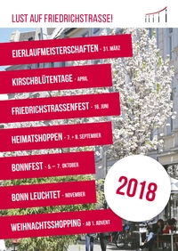 Veranstaltungen 2018 in der Friedrichstraße