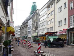 Während der Kanalsanierung 2006