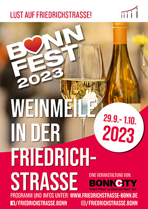 Friedrichstrasse Bonn - WeinMeile 2023